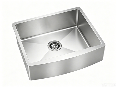 Stainless steel farmhouse apron-front kitchen sink, 30x21 — SANIKB FSR3021