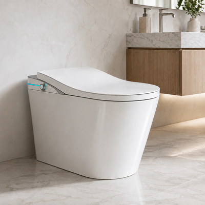 One-piece smart toilet with heated seat and bidet — SANIKB K1