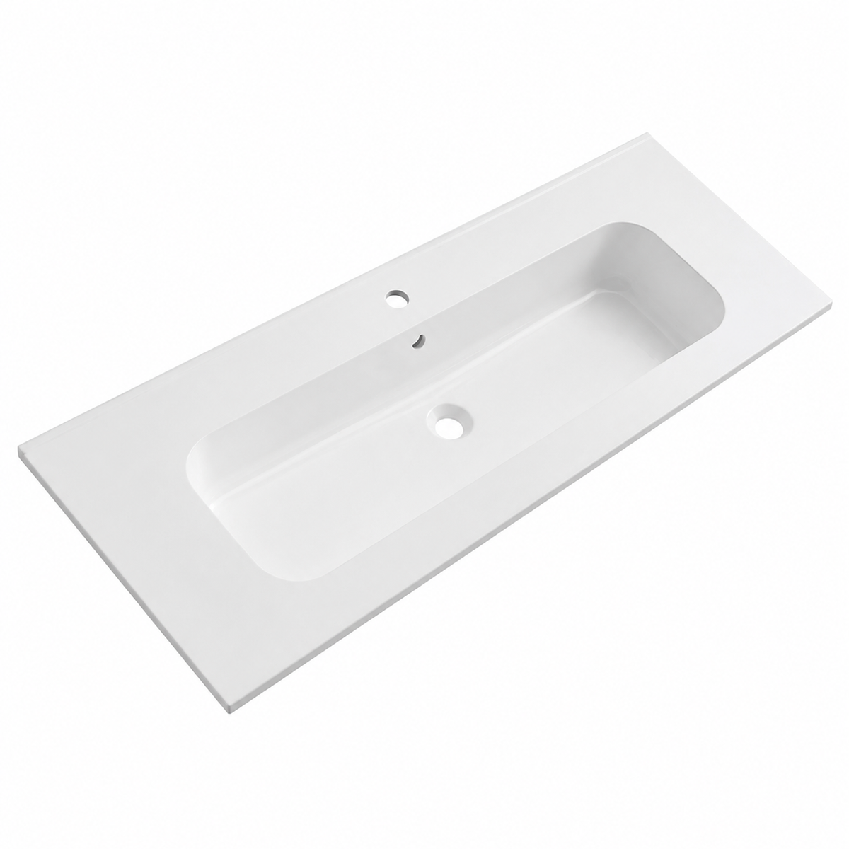 Rectangular Solid Surface Vanity-Top Basin with Integrated Single Bowl RSH1210 – 1210 × 463 × 145 mm
