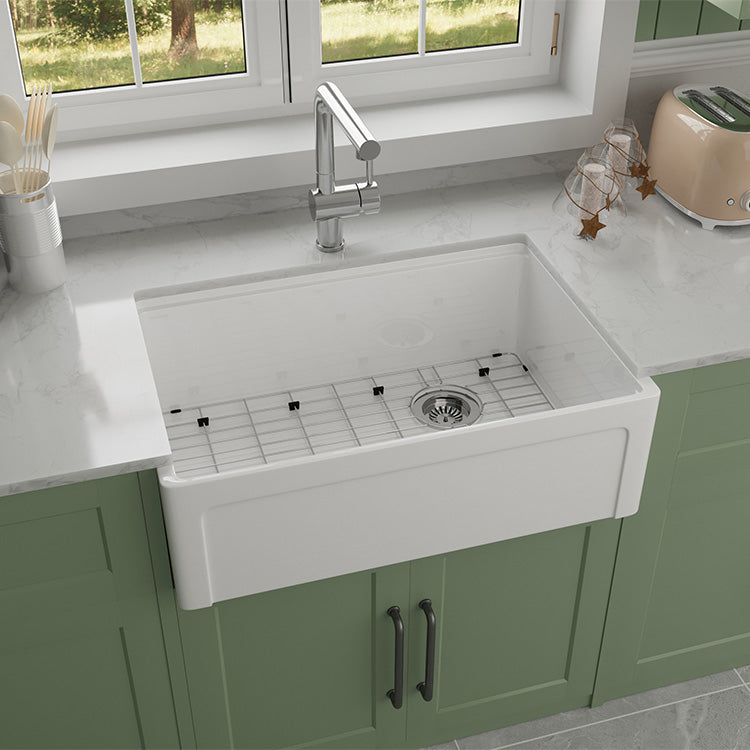 30 Inch Top Mount Apron Sink – Copper Farmhouse Sink | Model SN105W3020
