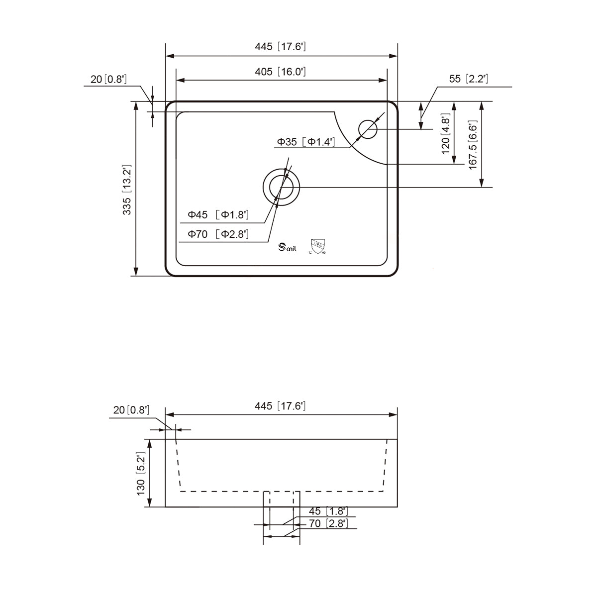 SN106 Series Art Basin