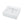 SANIKB square ceramic vessel sink in glossy white, front angle showing the single rear faucet hole