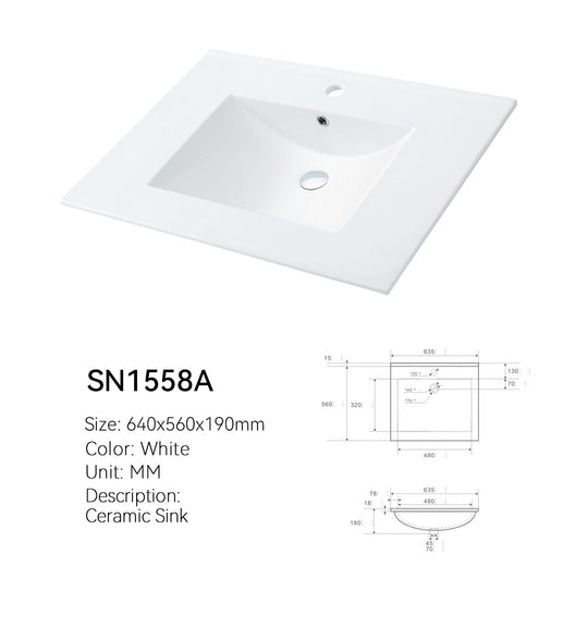 SN1558 Series Cabinet Basin