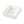 Square ceramic vessel sink, white above-counter basin with sloped walls and center drain, 390 × 390 mm