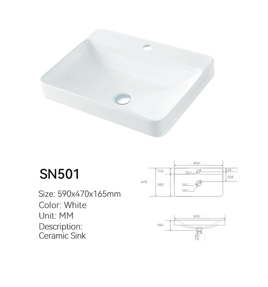 SN501 Cabinet Basin