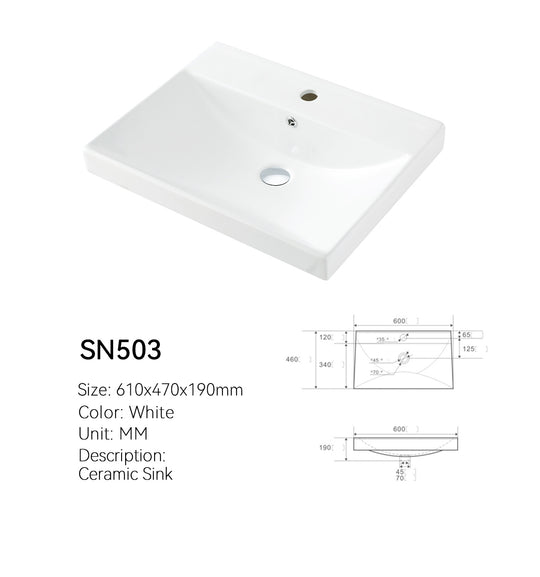 SN503 Cabinet Basin