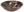 Round natural stone brown bathroom vessel basin SP031