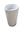 Fluted natural stone white bathroom pedestal basin SP1002