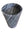Fluted natural stone black bathroom pedestal basin SP1005