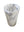 Fluted natural stone white bathroom pedestal basin SP1006