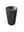 Fluted natural stone black bathroom pedestal basin SP1012
