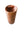Cylinder natural stone brown bathroom pedestal basin SP1019