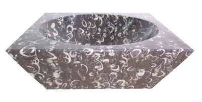 Rectangular natural stone stone bathroom vessel basin SP103