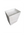 Square natural stone white bathroom pedestal basin SP1043