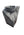 Square natural stone black bathroom pedestal basin SP1048