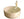 Round natural stone beige bathroom vessel basin SP168