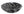 Round natural stone black bathroom vessel basin SP241