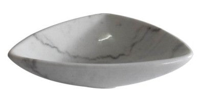 Boat natural stone white bathroom vessel basin SP246