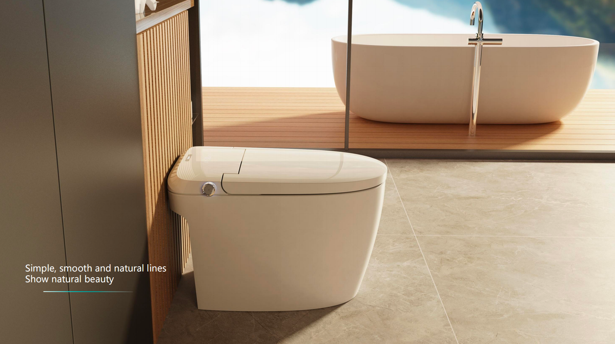 ZY07 smart bidet toilet installed in a modern bathroom for OEM and project supply