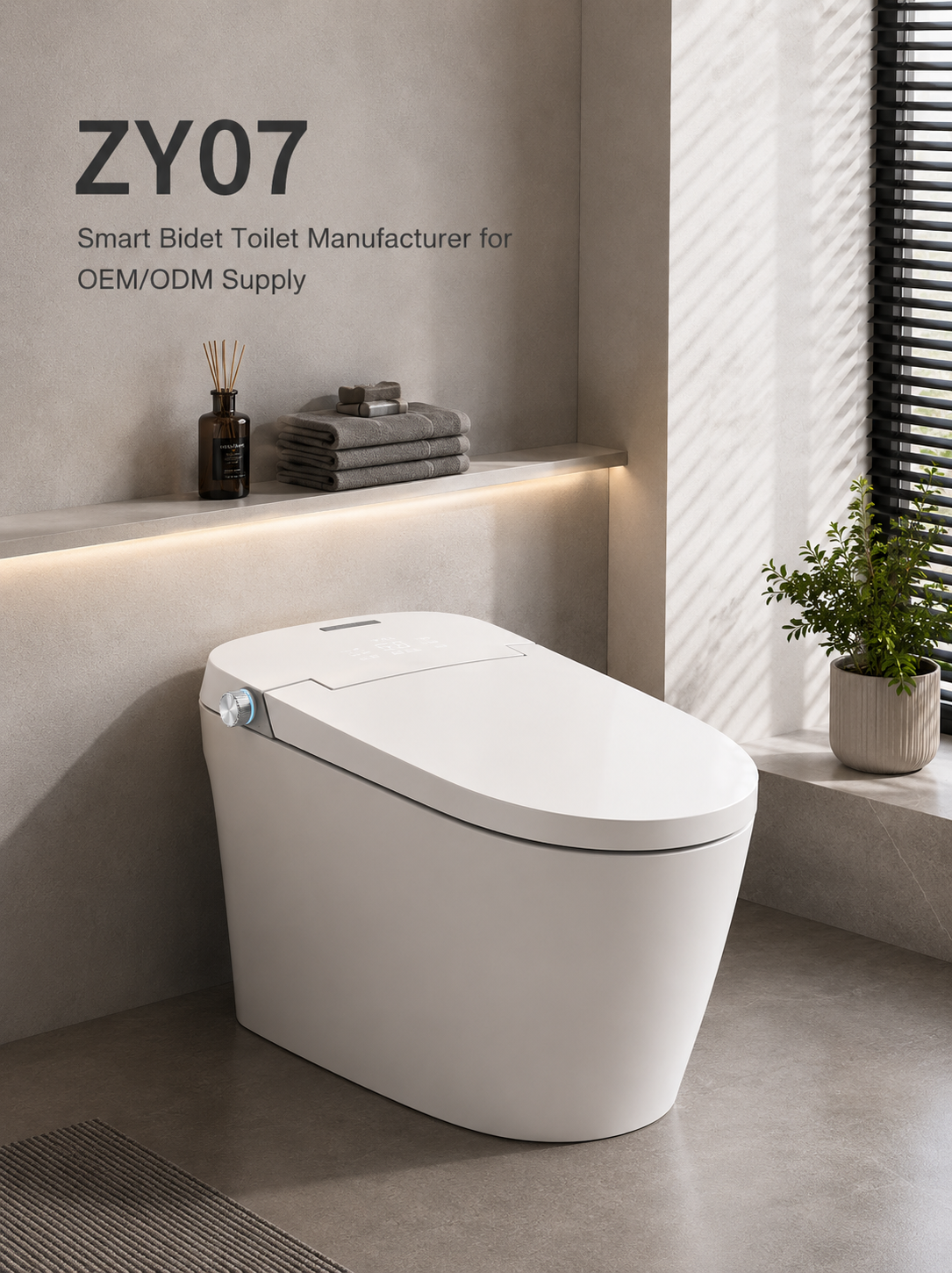 Smart Bidet Toilet Manufacturer for OEM/ODM Supply - Model ZY07