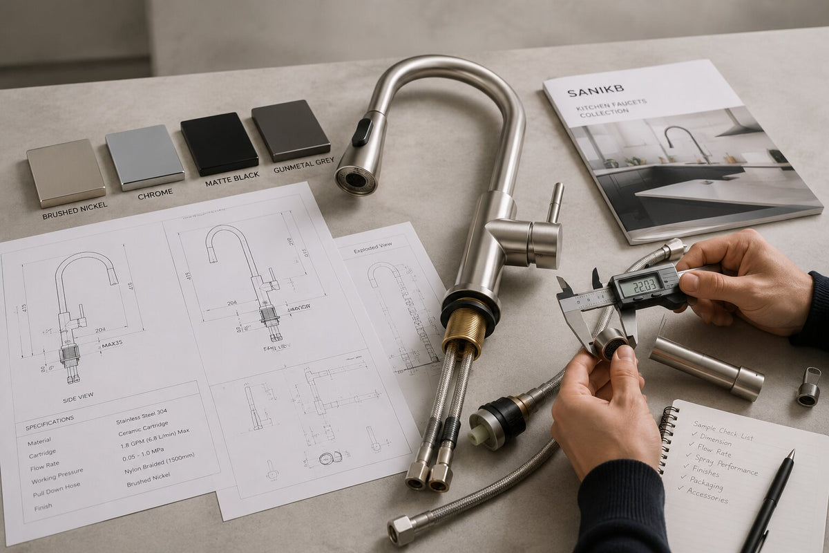 Kitchen faucet specification and sample review