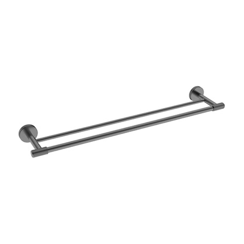 Gun Grey double towel bar — SANIKB bathroom hardware