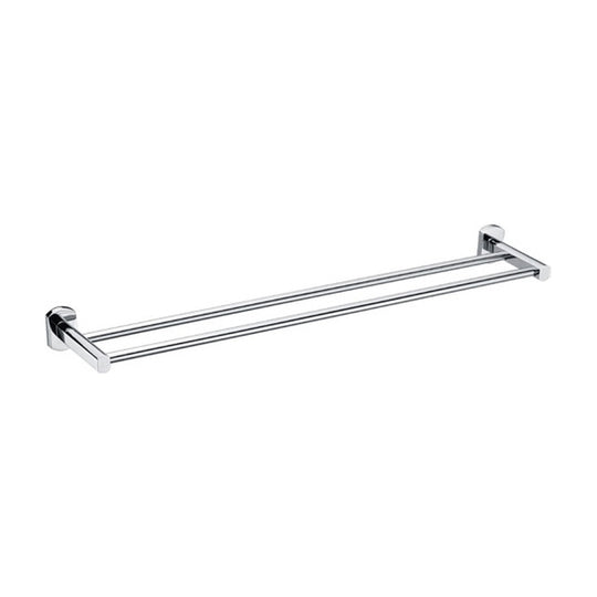 Chrome double towel bar — SANIKB bathroom hardware