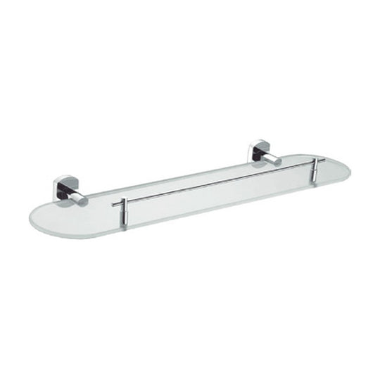 Chrome glass shelf — SANIKB bathroom hardware