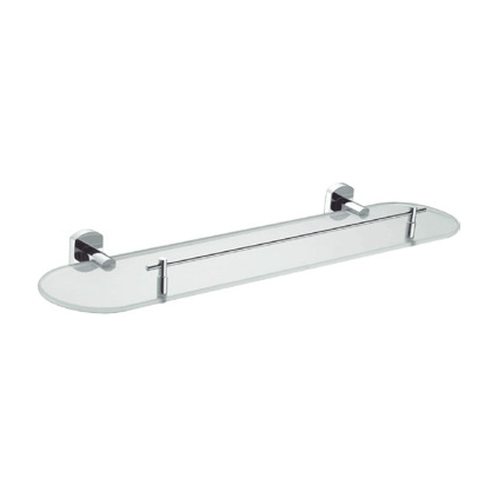 Chrome glass shelf — SANIKB bathroom hardware
