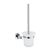 Heavy-Duty Chrome Toilet Brush Holder