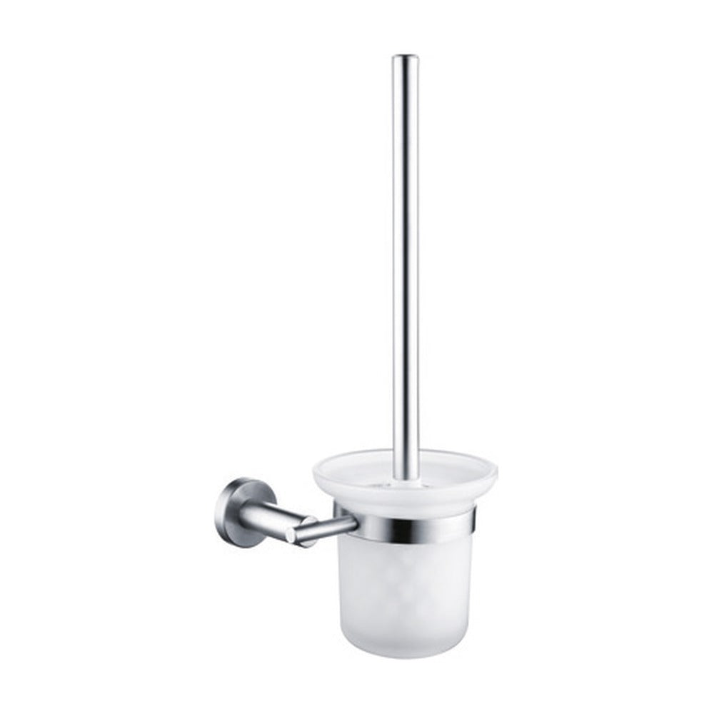 Brushed Nickel toilet brush holder — SANIKB bathroom hardware