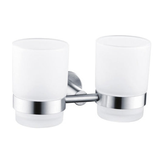 Brushed Nickel tumbler holder — SANIKB bathroom hardware