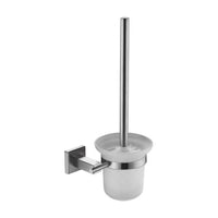 Wall-Mounted Brushed Nickel Toilet Brush Holder
