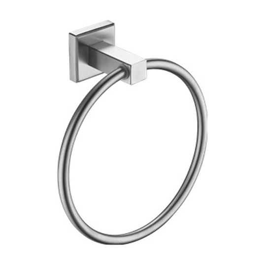 Brushed Nickel towel ring — SANIKB bathroom hardware