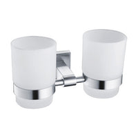 Brushed Nickel Tumbler Holder