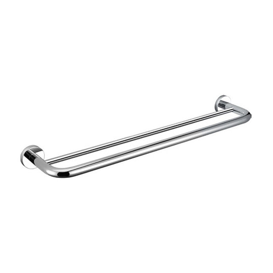 Polished Chrome double towel bar — SANIKB bathroom hardware