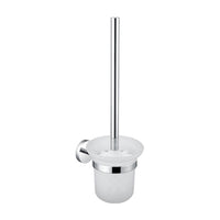Wall-Mounted Polished Chrome Toilet Brush Holder