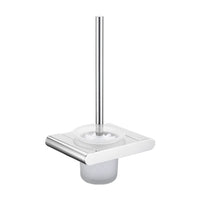 Square Chrome Toilet Brush Holder