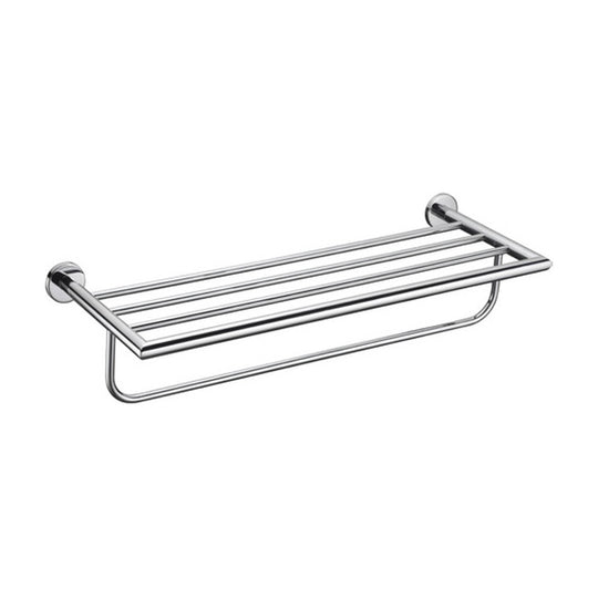 Chrome towel rack with bar — SANIKB bathroom hardware