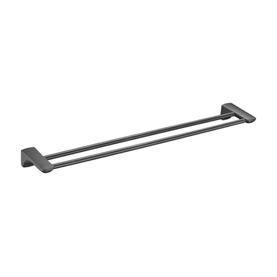 Gun Grey double towel bar — SANIKB bathroom hardware