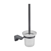 Wall-Mounted Gun Grey Toilet Brush Holder