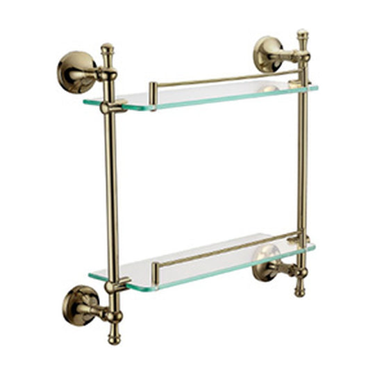 Antique Bronze glass shelf — SANIKB bathroom hardware