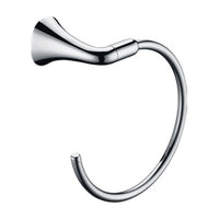 Square Chrome Towel Ring