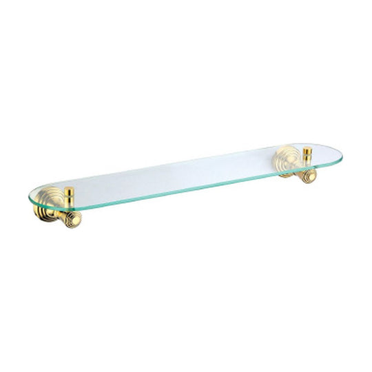 Polished Gold glass shelf — SANIKB bathroom hardware