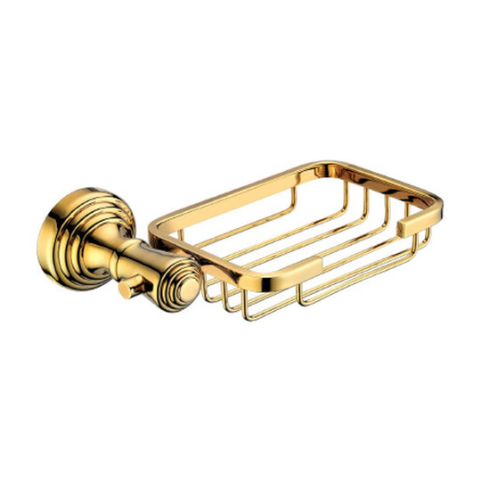 Polished Gold soap basket — SANIKB bathroom hardware