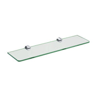 Wall-Mounted Chrome Glass Shelf