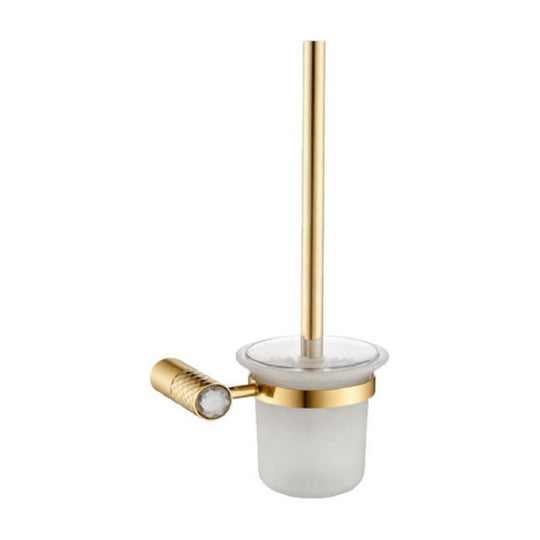 Brushed Gold toilet brush holder — SANIKB bathroom hardware