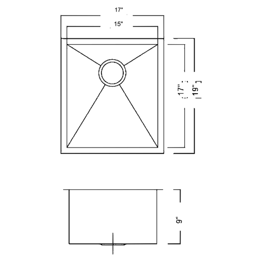 SANIKB 17199S dimension drawing
