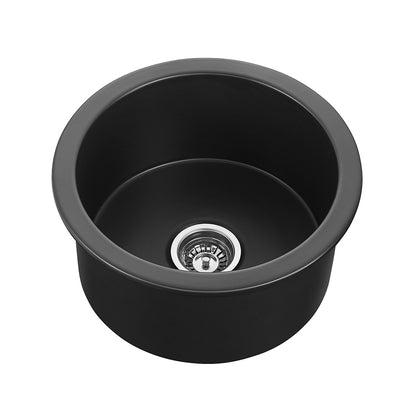 18 inch round fireclay bar prep sink - SANIKB SN1818R
