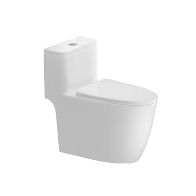 SANIKB 1991 — Siphonic One-Piece Toilet with Fully Glazed Trapway, 3-Inch Flush Valve